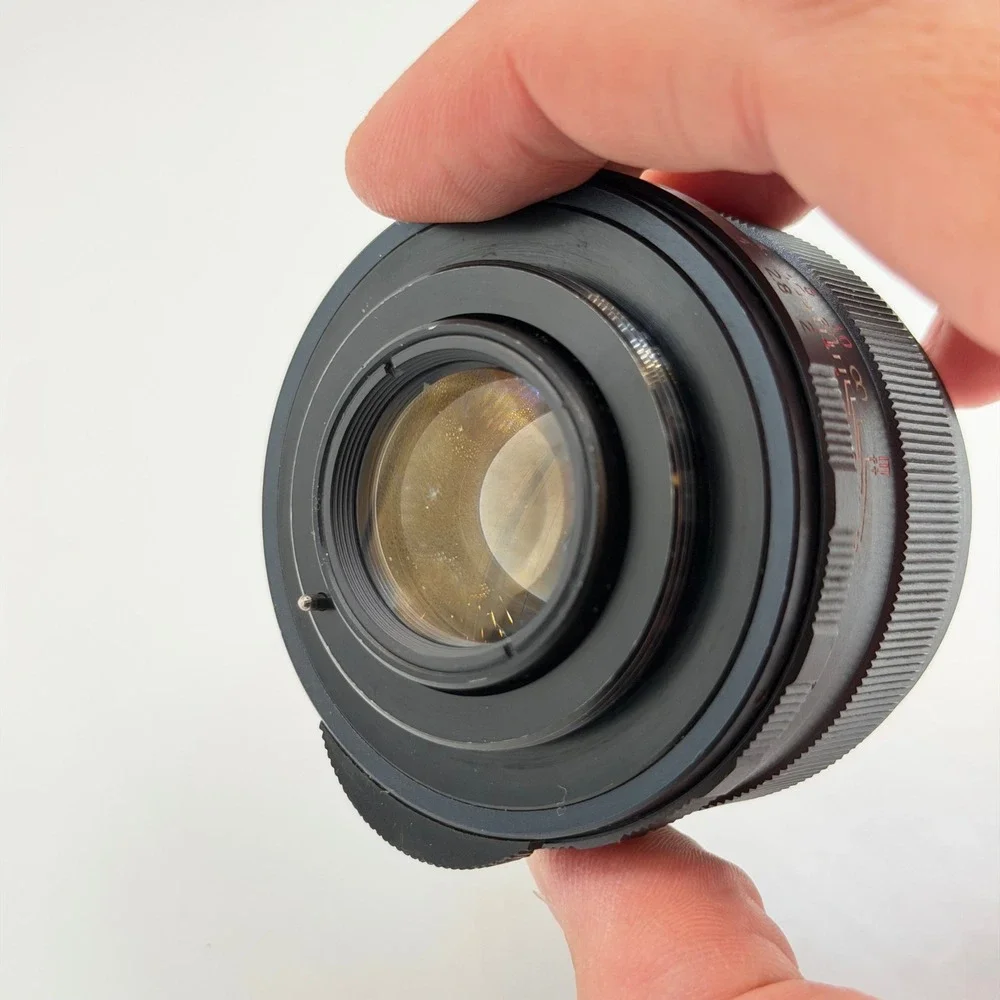 Auto Mamiya Sekor 50mm f2 M42 Screw Mount Lens Vintage Japan Debris + Fungud